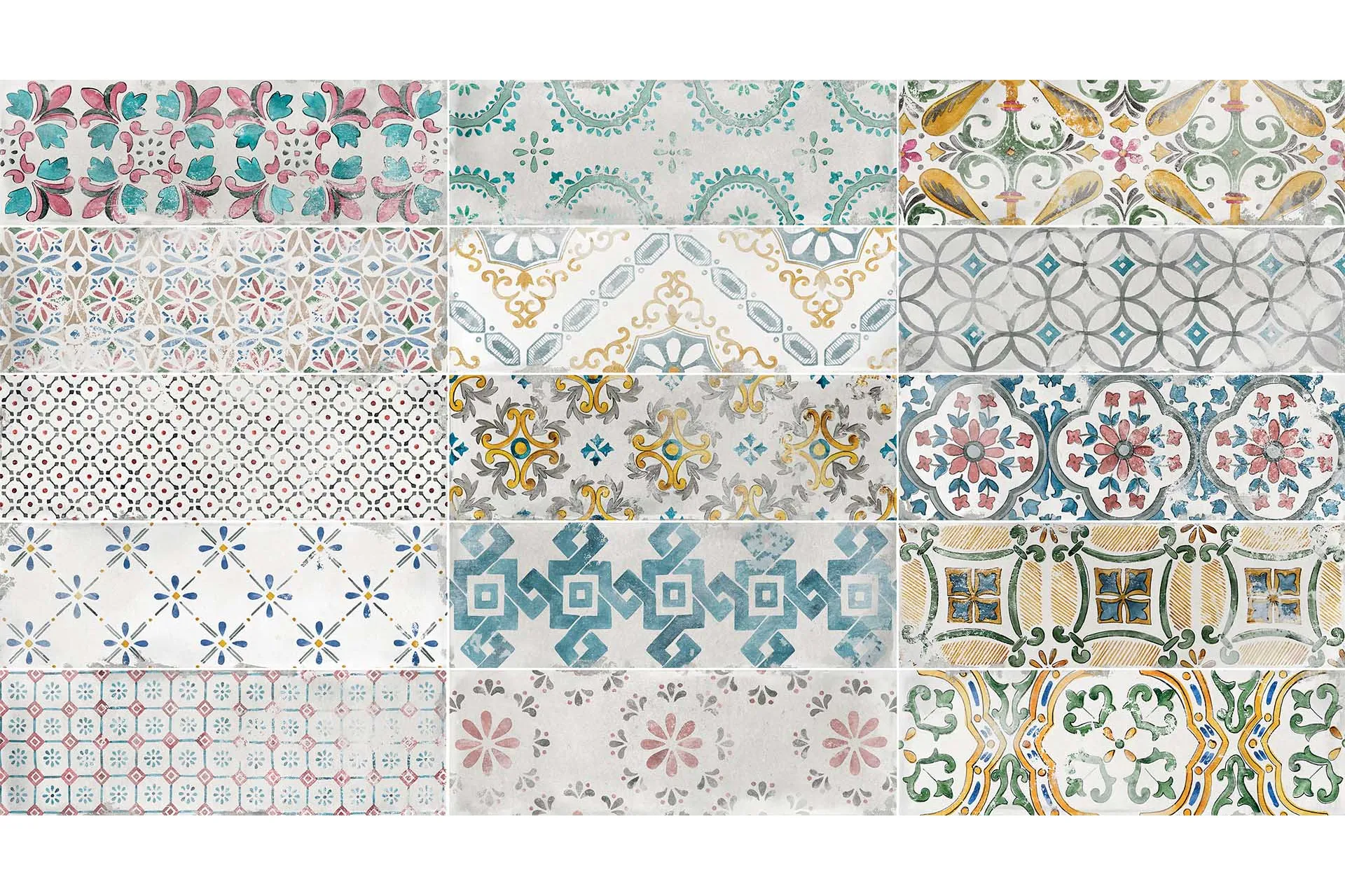 Керамогранит La Fabbrica Small Decoro Amalfi Mix 5.6X20