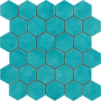 Керамогранит Cerasarda Sardinia Mosaico Esagona Acqua