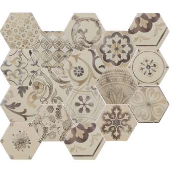Decoro mix avorio