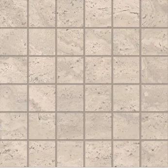 Керамогранит Emil Ceramica Dual Travertine Poro Aperto Beige Mosaico 5x5