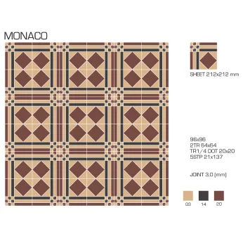 Керамогранит TopCer Victorian Designs Monaco