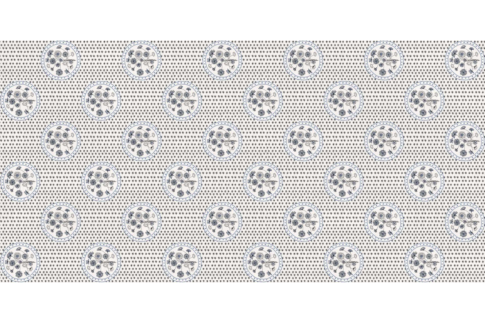 Керамогранит ABK Wide & Style Quel Mazzolin Di Fiori Avio