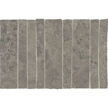 Керамогранит Ergon by Emil Group Portland Stone Wallcut Cross Cut Anthracite Mosaico