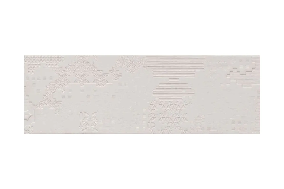 Керамогранит Mutina Bas-Relief Patchwork Relief Bianco