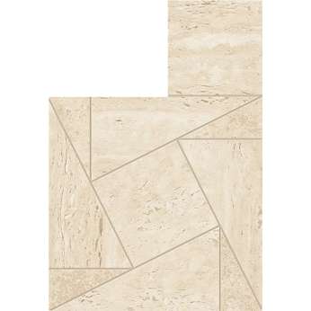 Керамогранит Atlas Concorde Marvel Travertine Sand Mosaico Tessellation