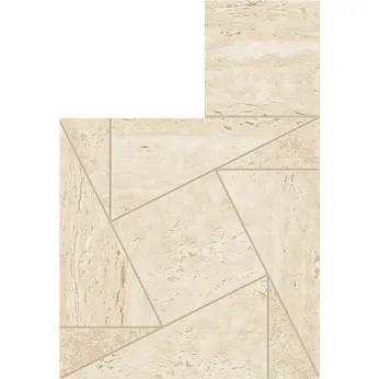 Керамогранит Atlas Concorde Marvel Travertine Sand Mosaico Tessellation
