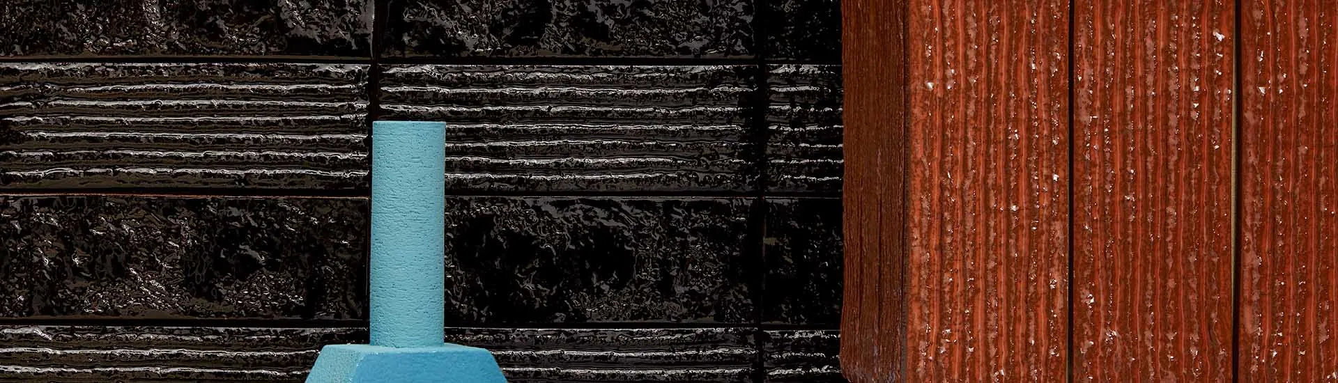 Керамогранит Mutina Chamotte Linea Nero