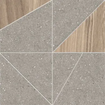 Керамогранит Terratinta Ceramiche Grained Tangram Grained Zinc Nodi Libeccio