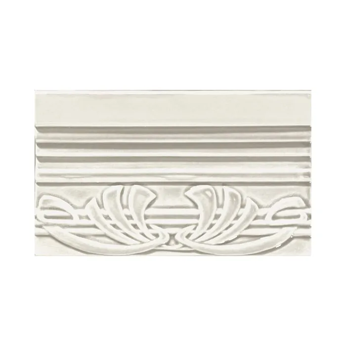 Керамогранит Grazia Ceramiche Epoque (Эпоха) Terminale Deco Bianco Cr