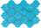 Mosaico Goccia Turchese Abbamar