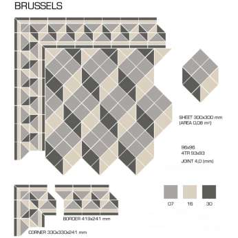 Керамогранит TopCer Victorian Designs (Викториан Дизайн) Brussels