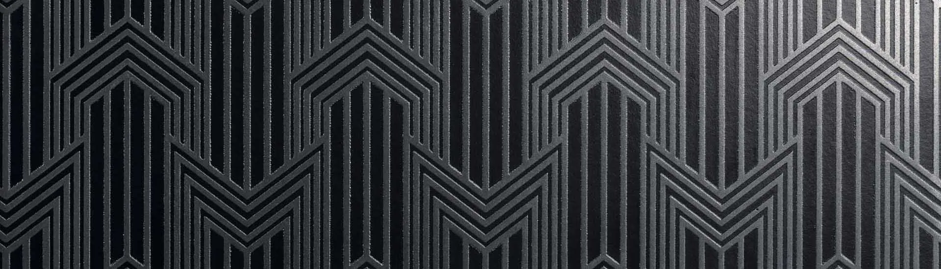 Керамогранит Petracers Swing Geometria Sterling Silver Su Nero