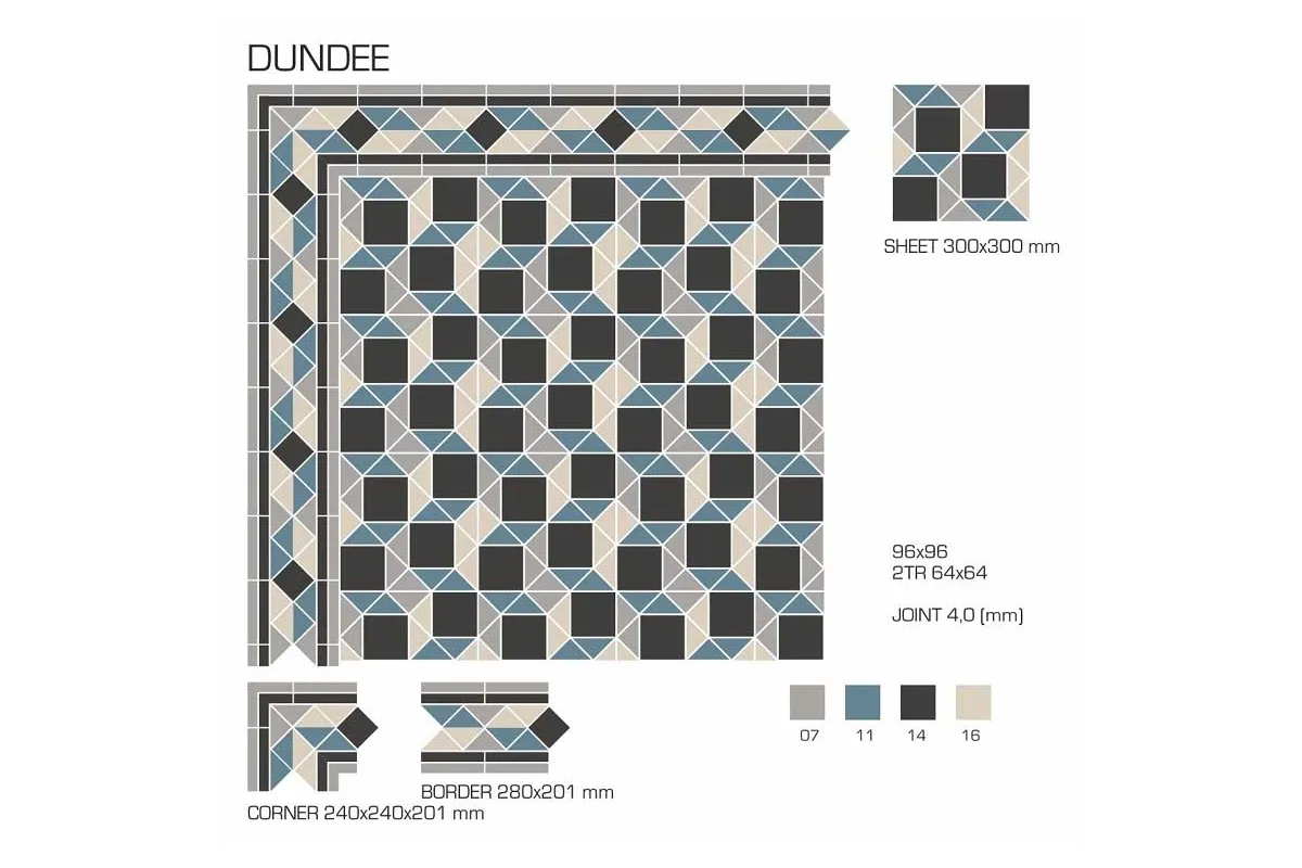 Керамогранит TopCer Victorian Designs Dundee