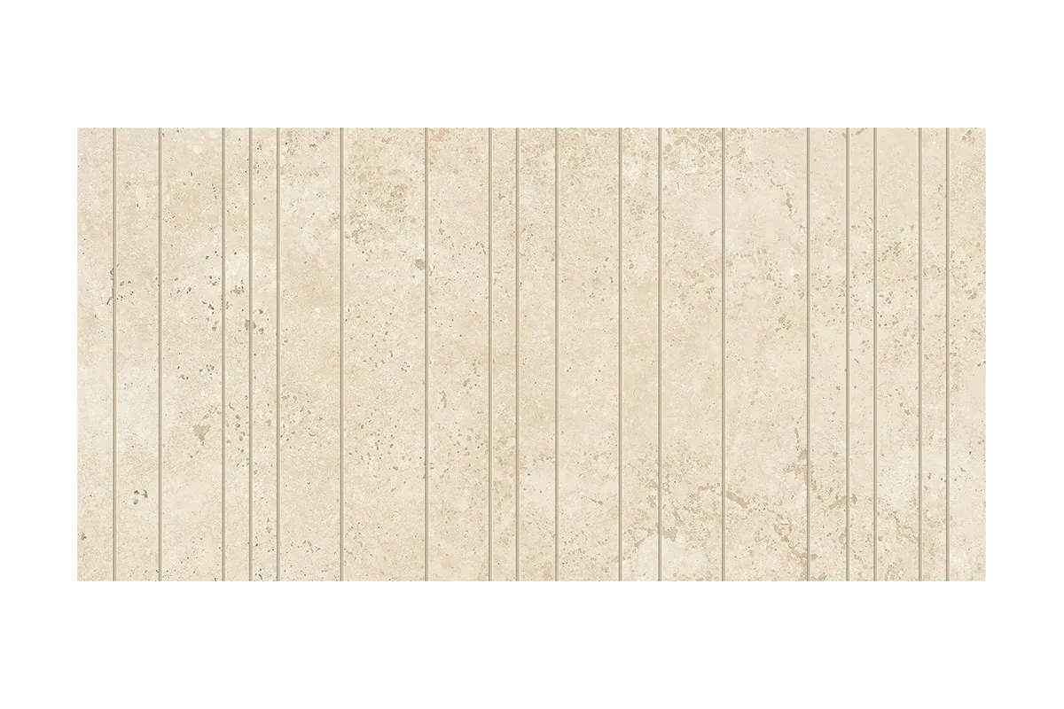 Керамогранит Atlas Concorde Marvel Travertine Sand Cross Chiselled Urban Grid