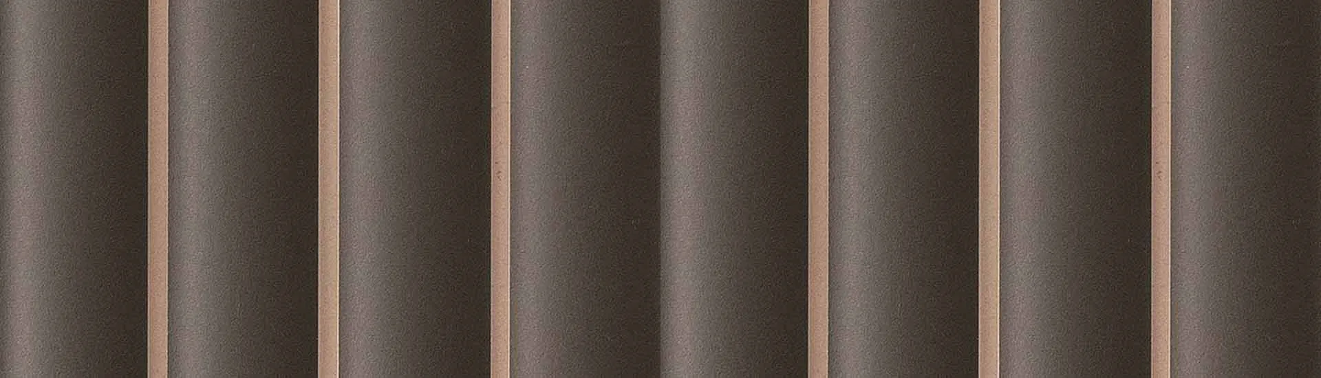 Керамогранит Micro. 3D Forms Fluted Fluted Coffee