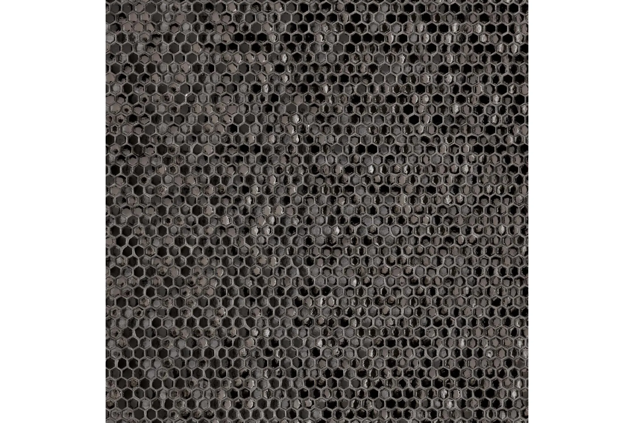 Керамогранит Mutina Phenomenon Honeycomb B Nero Glossy