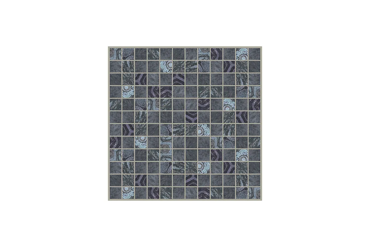 Керамогранит Decoratori Bassanesi Luci di Venezia Intreccio Small Luci-Riflesso-Blue