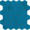 Mosaico Esagona Azzurro Mare