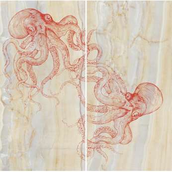 Керамогранит MaxFine by Iris FMG Design Your Slabs Octopus Red