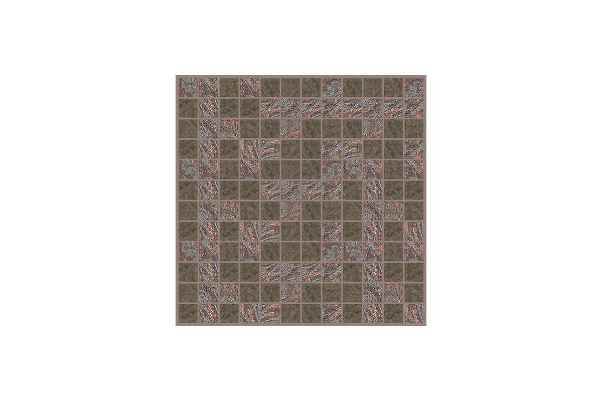 Керамогранит Decoratori Bassanesi Luci di Venezia Intreccio Small Luci-Riflesso-Mud