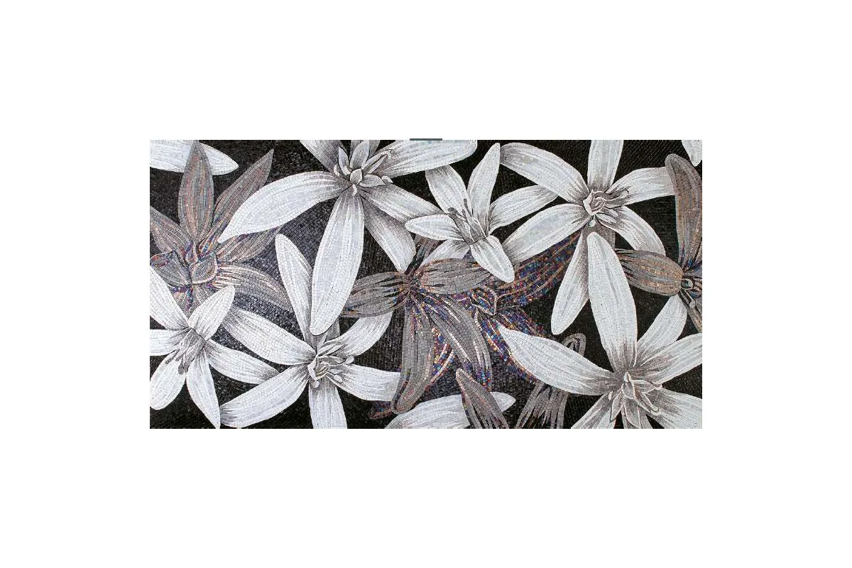 Мозаика Sicis Flower Power Flo3B&W