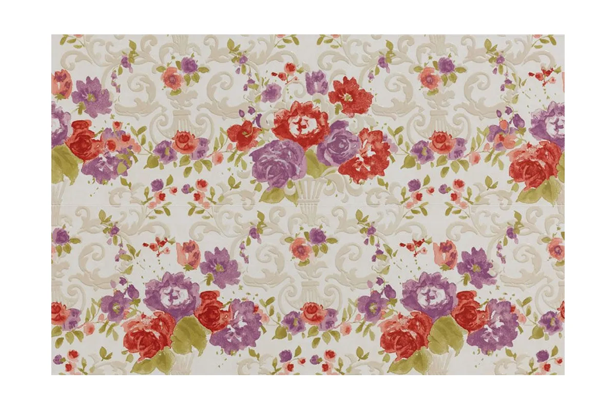 Керамогранит Petracers Primavera Romana (Примавера Романа) Fioritura Su Bianco