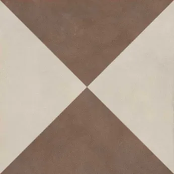 Керамогранит Casalgrande Padana Terrae Triangle Bianco + Mattone