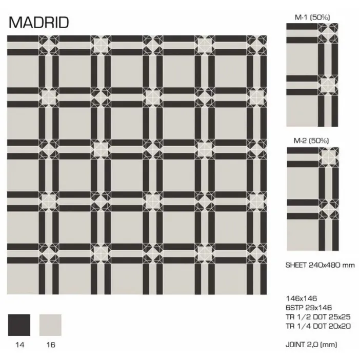 Керамогранит TopCer Victorian Designs Madrid