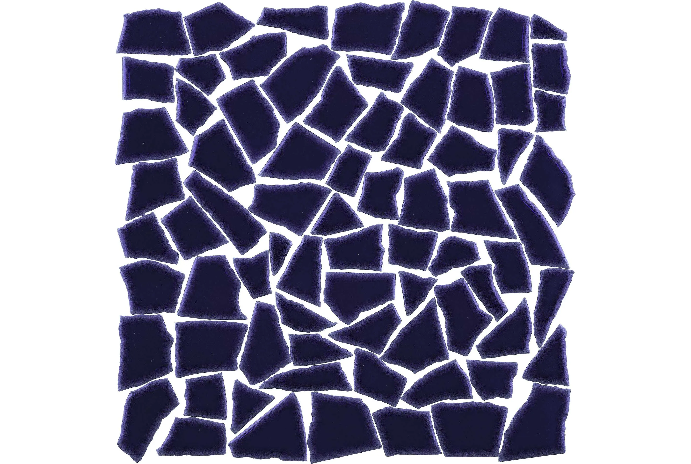 Керамогранит AcquarioDue Opus Mosaico Lucida Blu Notte
