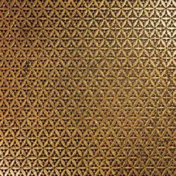 Мрамор Petra Antiqua Lacche 1 OPTICAL 7 Fondo Nero Marquinia - Decoro Oro 30,5 x 30,5