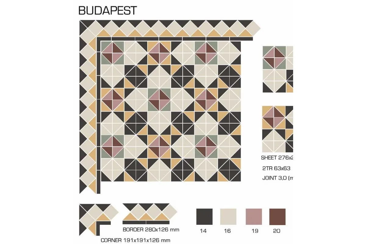 Керамогранит TopCer Victorian Designs Budapest