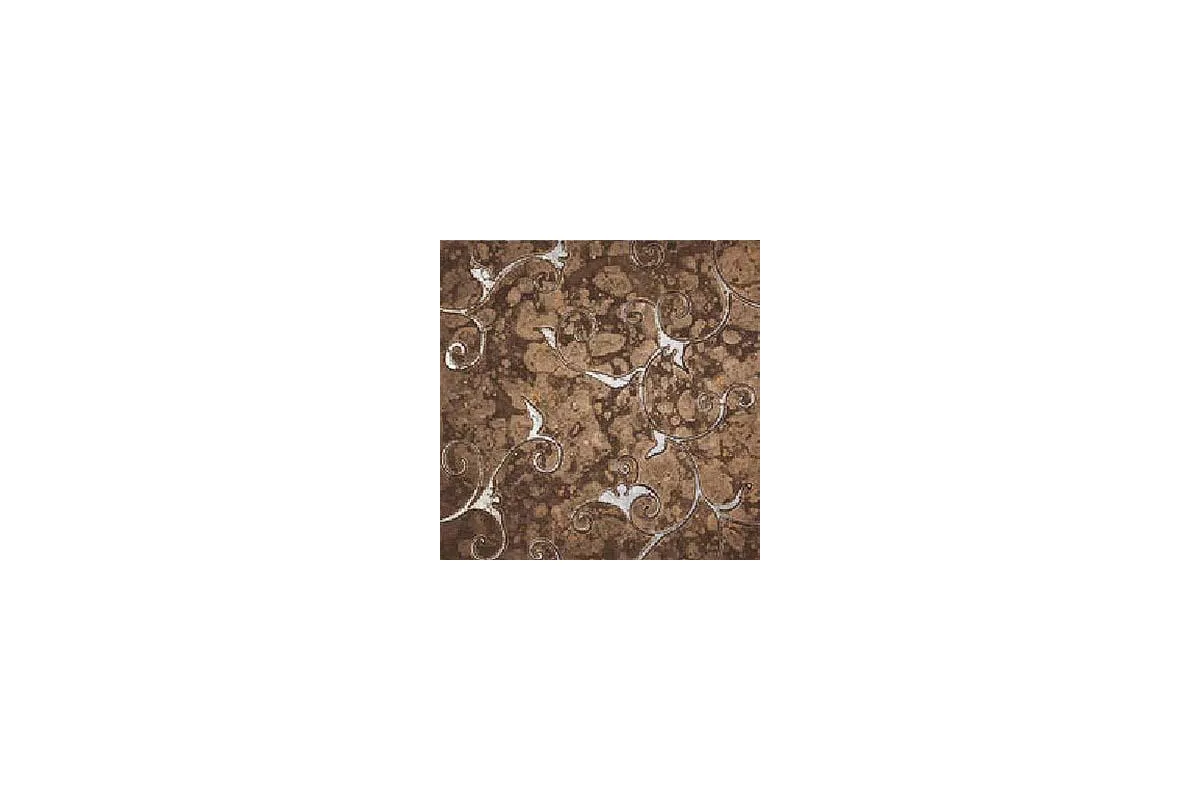 Мрамор Petra Antiqua Lacche 1 Damasco 2 Fondo Radica - Decoro Argento 30,5 X 30,5