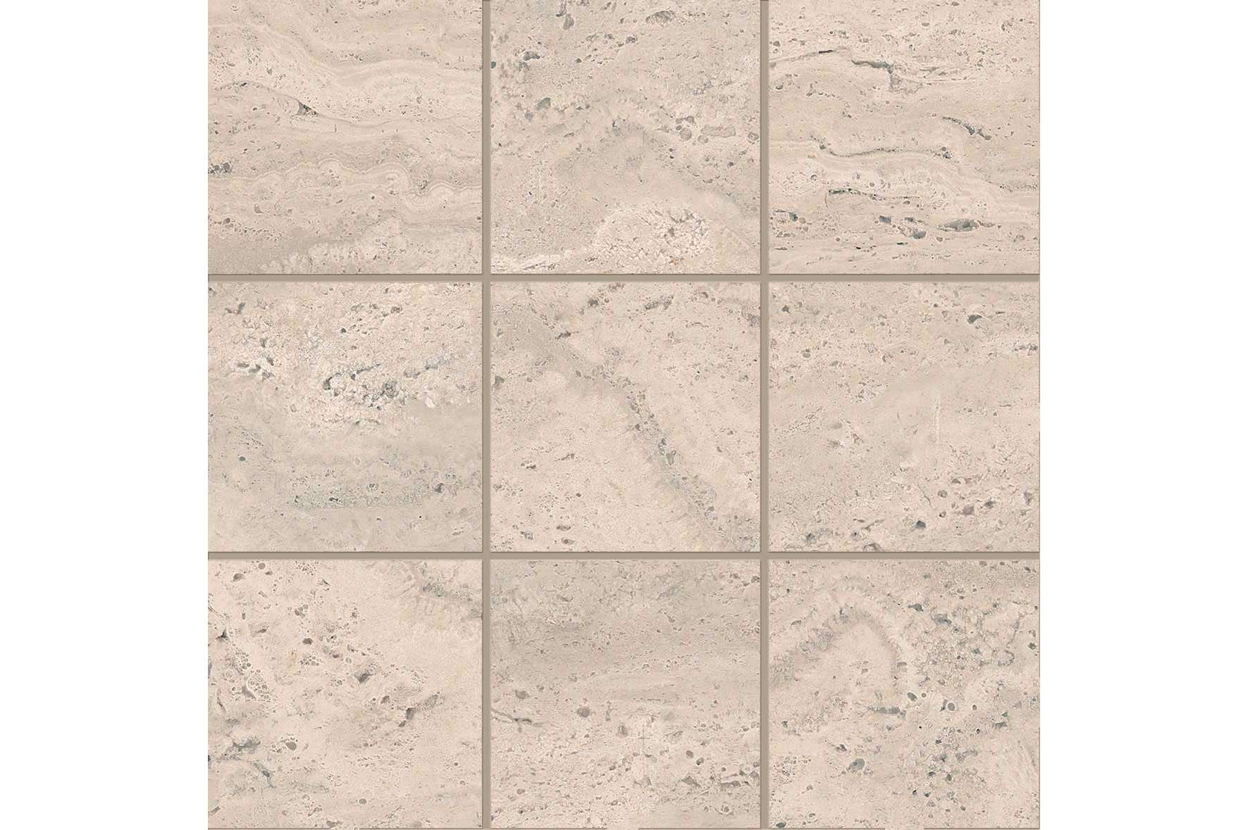Керамогранит Emil Ceramica Dual Travertine Poro Chiuso Beige Mosaico 10X10