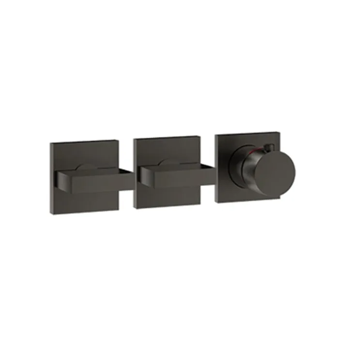 Cантехника Gessi Inverso Accessories Смеситель встраиваемый для душа на 2 выхода, без внутренней части