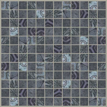 Керамогранит Decoratori Bassanesi Luci di Venezia Intreccio Small Luci-Riflesso-Blue