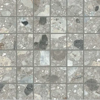 Керамогранит Ergon by Emil Group Lombarda Mosaico 5x5 Cenere Mix
