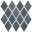 Mosaico Rombo Navy Sea