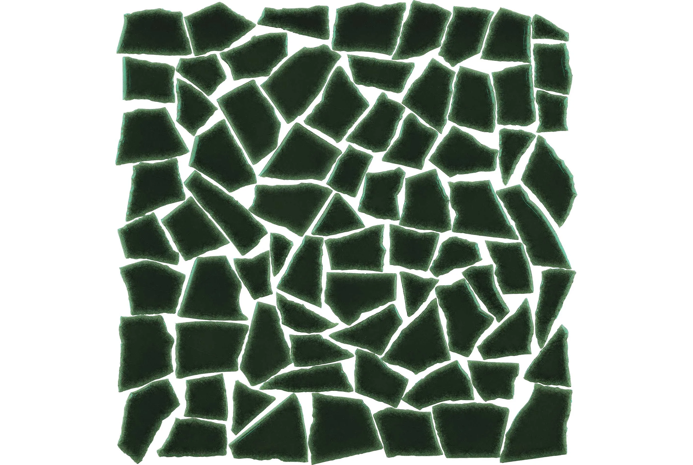 Керамогранит AcquarioDue Opus Mosaico Lucida Verde Inglese