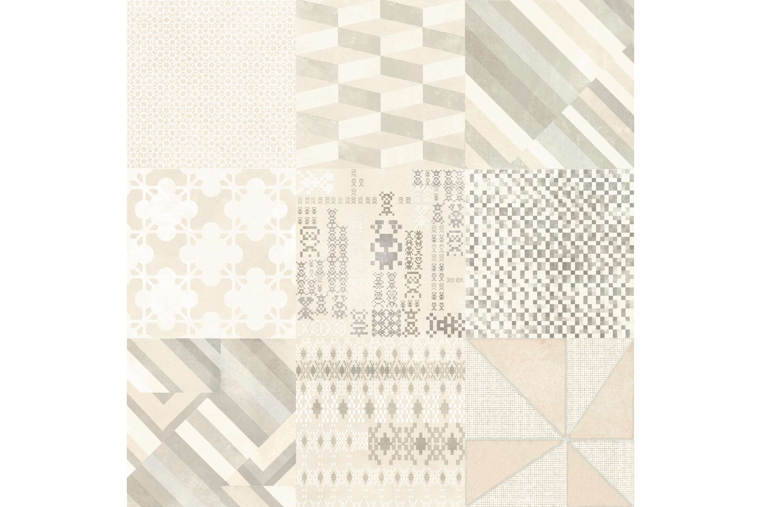 Керамогранит Mutina Azulej Combination Bianco