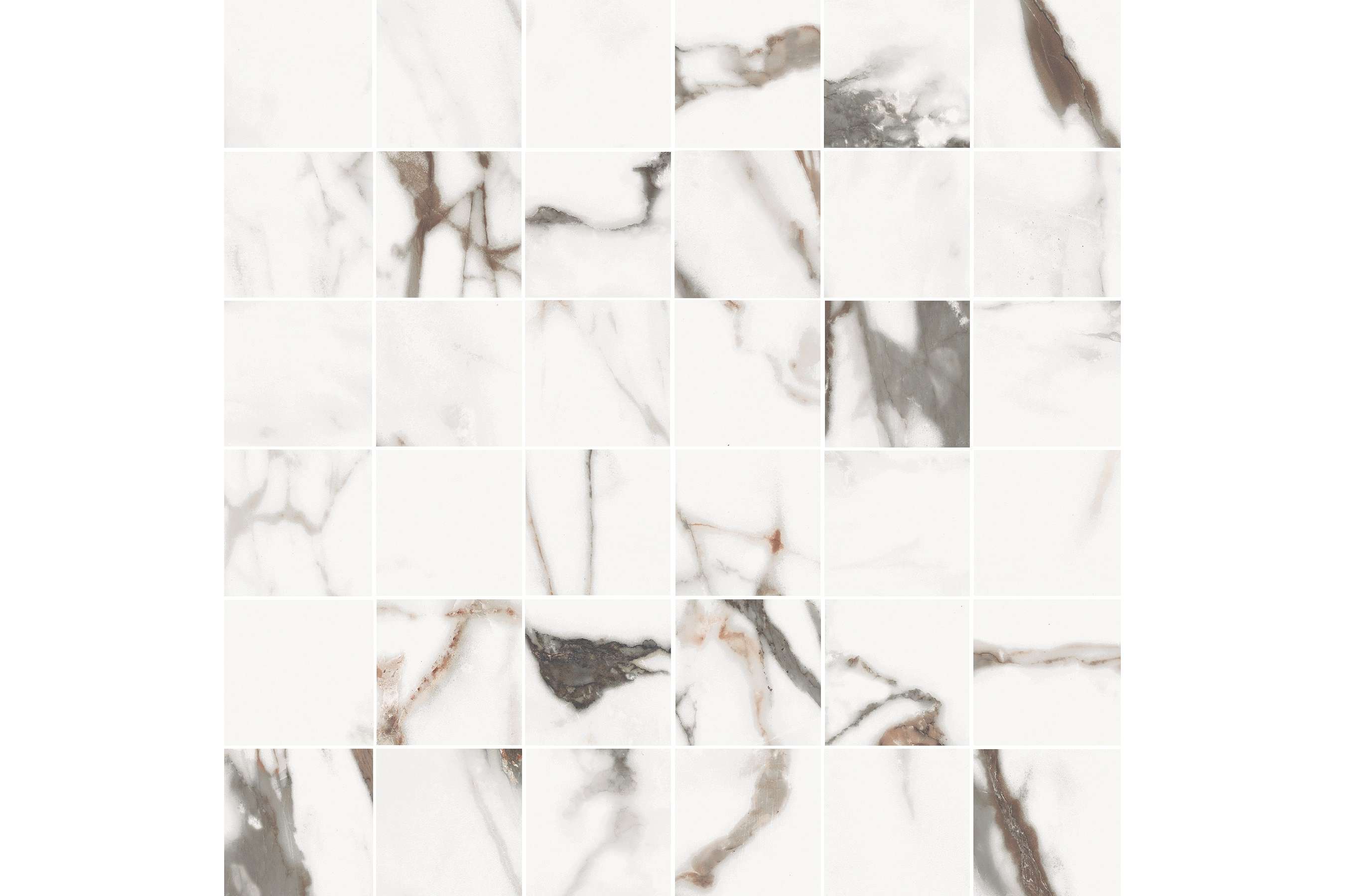 Керамогранит Casalgrande Padana Marmora Mosaico Lunense 5X5