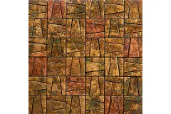 Мрамор Petra Antiqua Acqueforti Mosaics Mosaico 5X5 Su Rete Maya Antic Gold