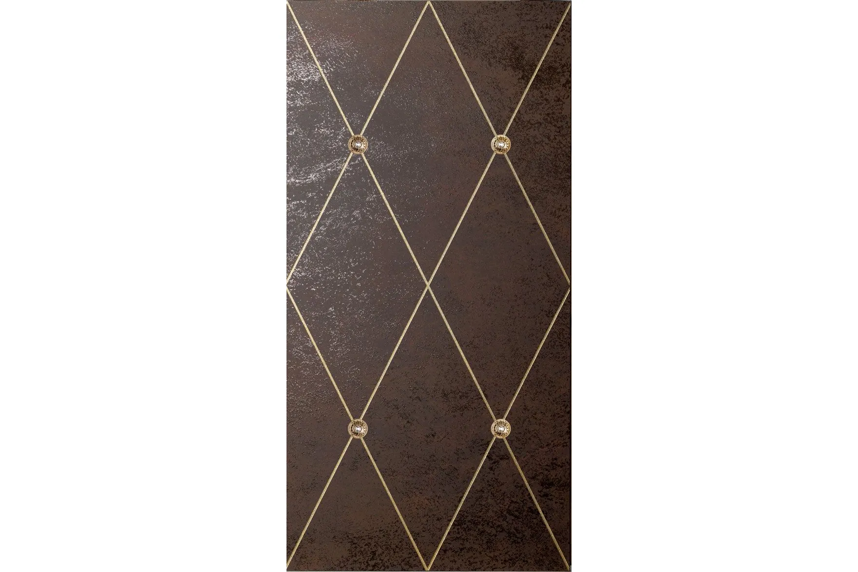 Керамогранит Petracers AD Maiora (АДи Майора) Rhombus Platino Oro Su Moro Con