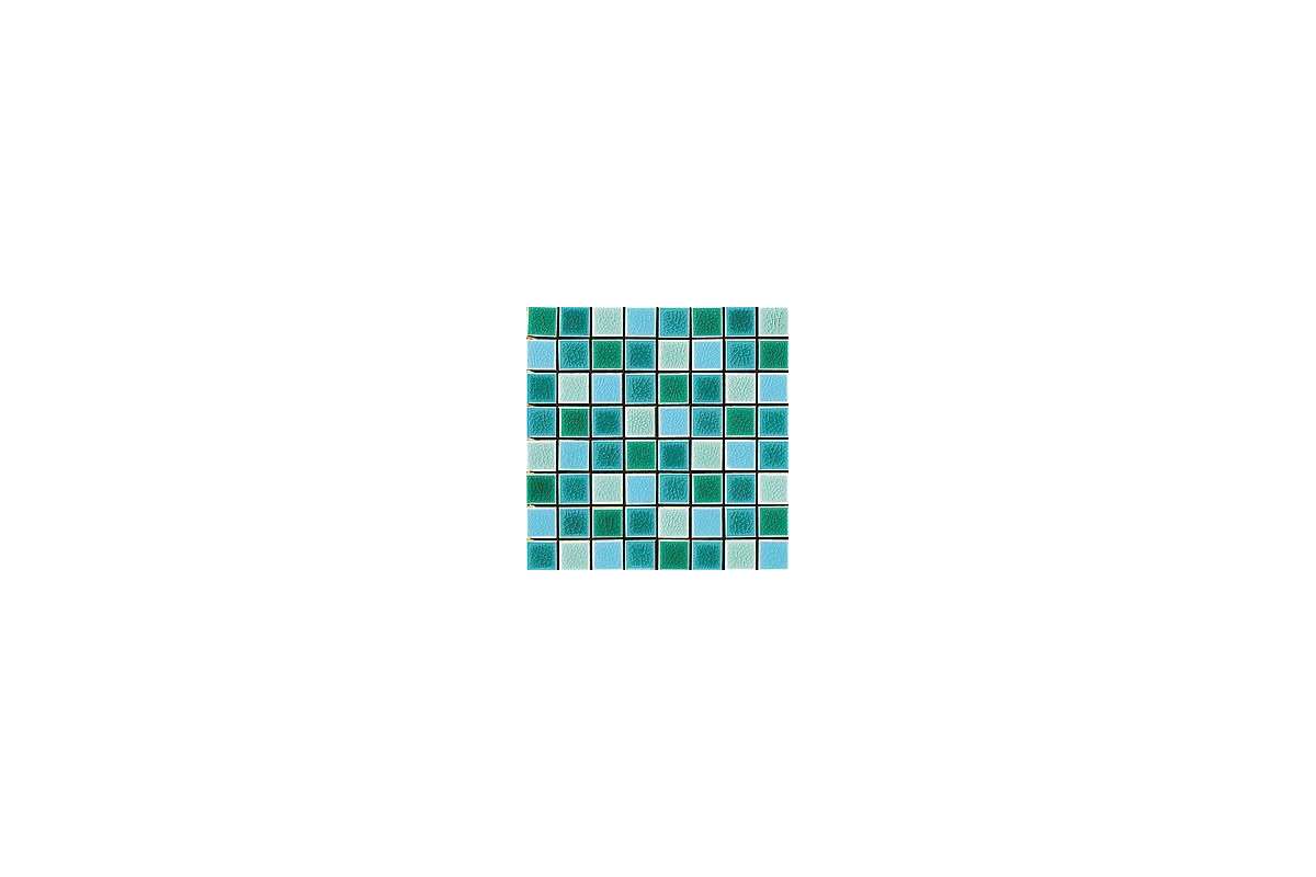 Керамогранит Cerasarda Pitrizza Mosaico Tessera Mare Mix Turchese Abbamar