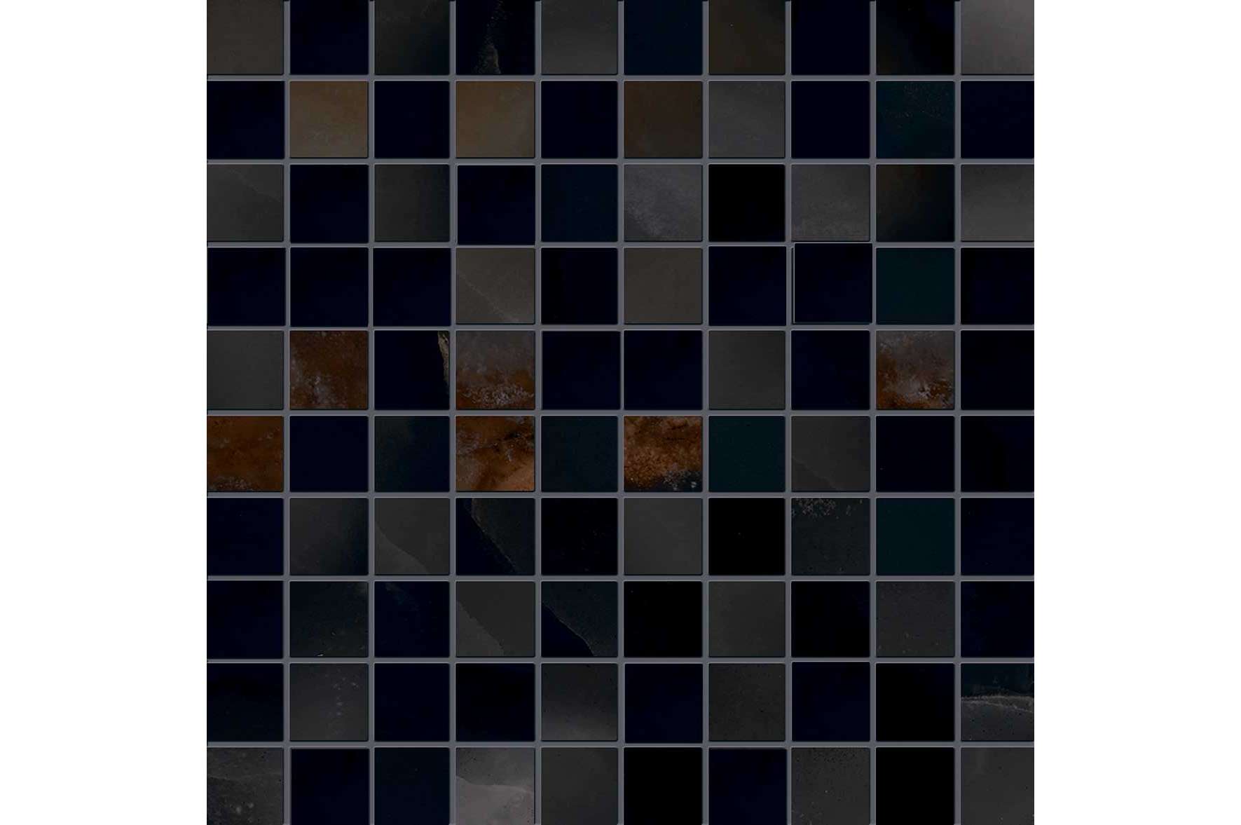 Керамогранит Emil Ceramica Tele Di Marmo Onyx Onyx Black Mosaico 3X3