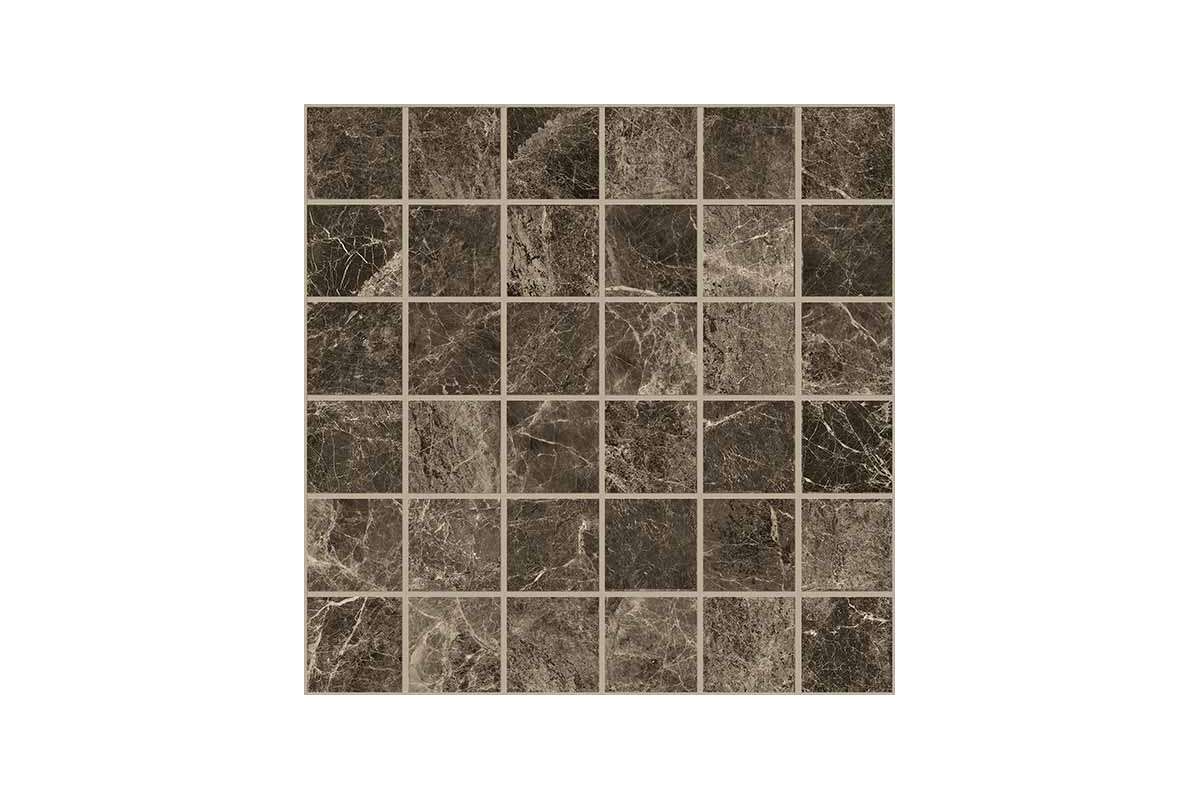 Керамогранит Emil Ceramica Tele di Marmo Frappuccino Pollock Mosaico 5X5