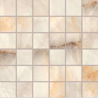 Керамогранит Emil Ceramica Tele di Marmo Crystal Mosaico Extra Ivory 5x5