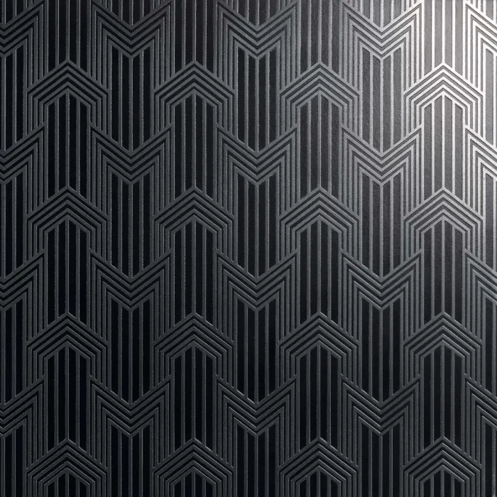 Керамогранит Petracers Swing Geometria Sterling Silver Su Nero