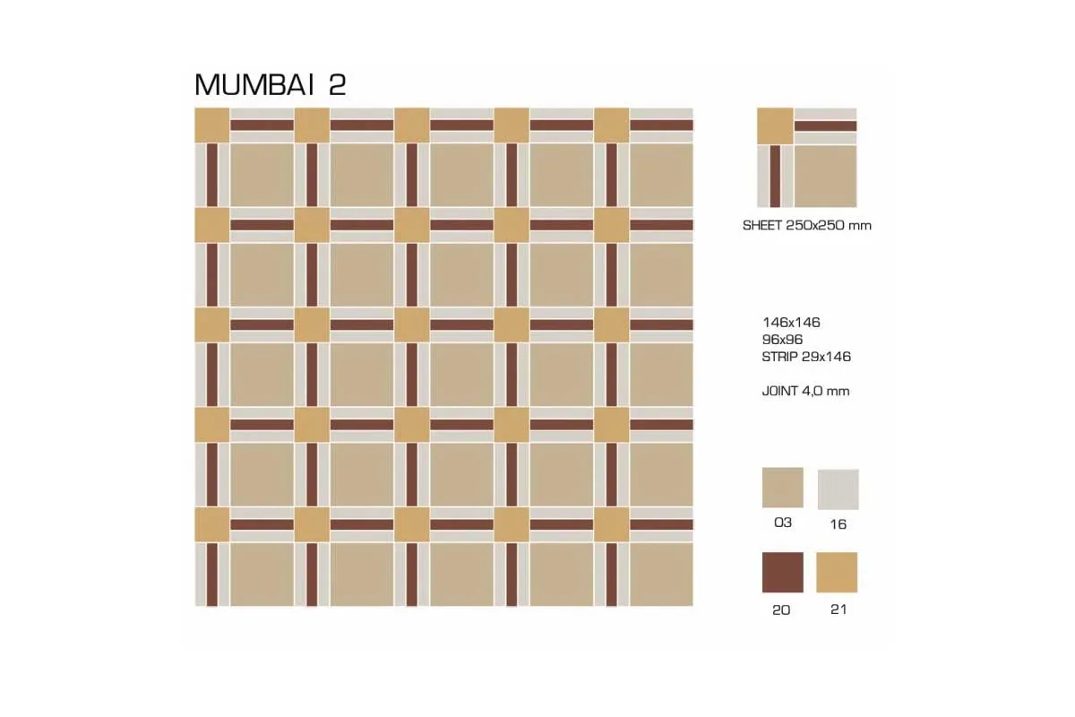 Керамогранит TopCer Victorian Designs Mumbai 2