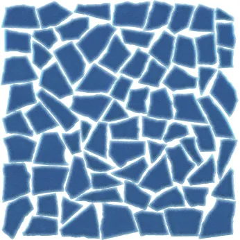 Керамогранит AcquarioDue Opus Mosaico Lucida Blu Elettrico