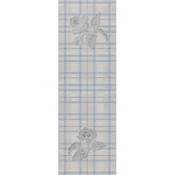 Керамогранит Settecento Park Avenue and Place Vendome Decoro Flower B Azzurro